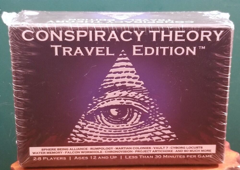 Conspiracy Theory Travel Edition Trivia Card Game 2020 Sealed NIB